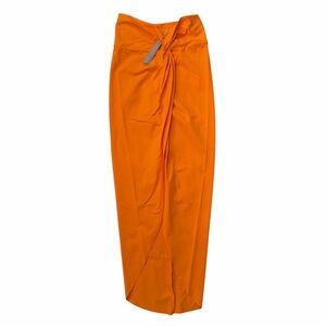 SKIMS NWT Orange Sarong Skirt